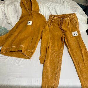 Jordan Men Essential Washed Fleece Matching Set- small